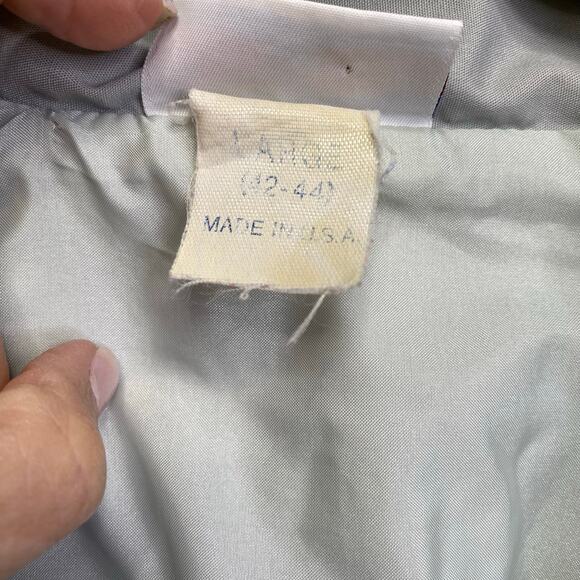 Vintage Great Lakes AIRCO Utility Work Wear Jacket Mens L Gray Mechanic USA Made - Picture 5 of 11